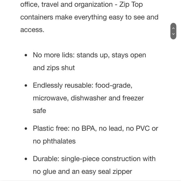 Zip Top Reusable Silicone 3-Piece Cup Set- Frost - Picture 16 of 16